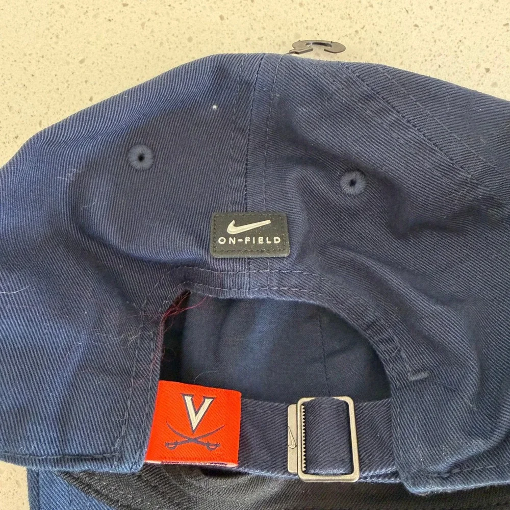 Nike Virginia Cavaliers Youth Club Cap Navy Blue Adjustable Hat Authentic Team